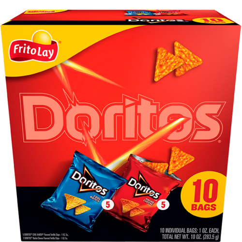 family pack of doritos